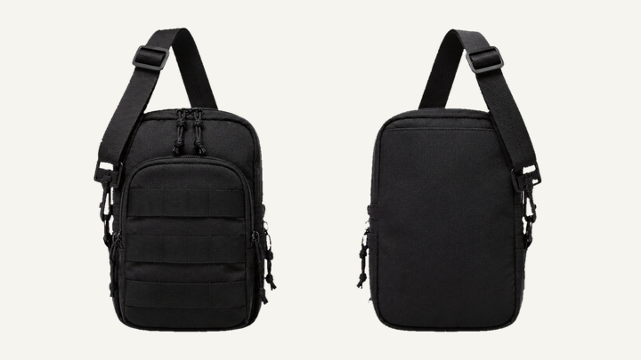 Crossbody Bag — True Black Overdyed design