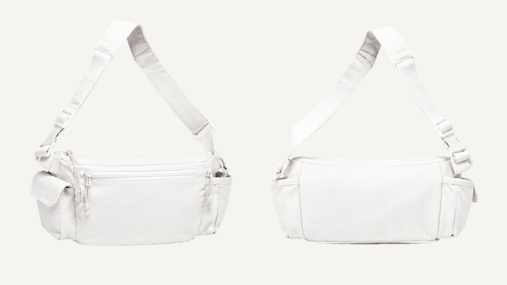 Crossbody Bag — True White Clean Reactive Solid design