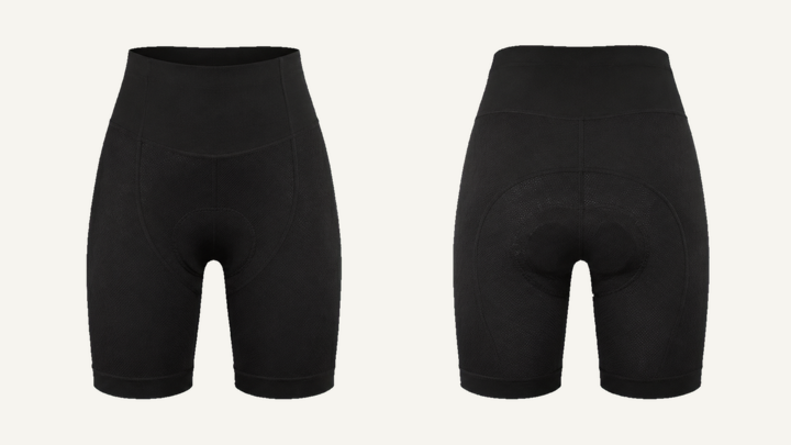 Cycling Shorts — True Black Overdyed design
