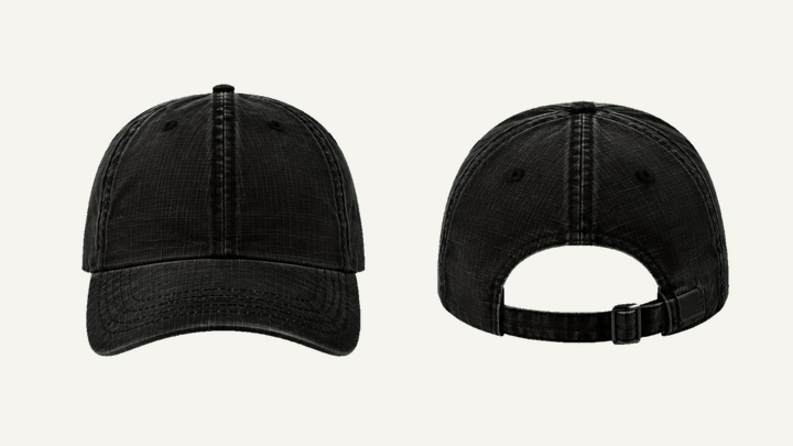 Dad Cap — True Black Stone Wash design