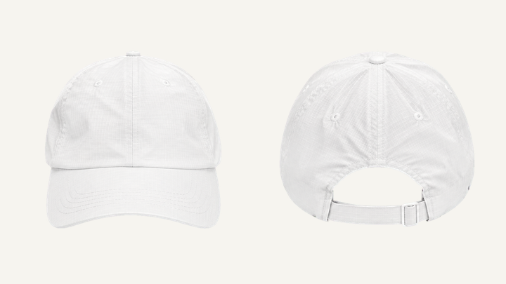 Dad Cap — True White Matte Panel Wash design