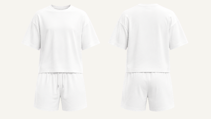Drop-shoulder T-Shirt — True White Enzyme Soft Wash design