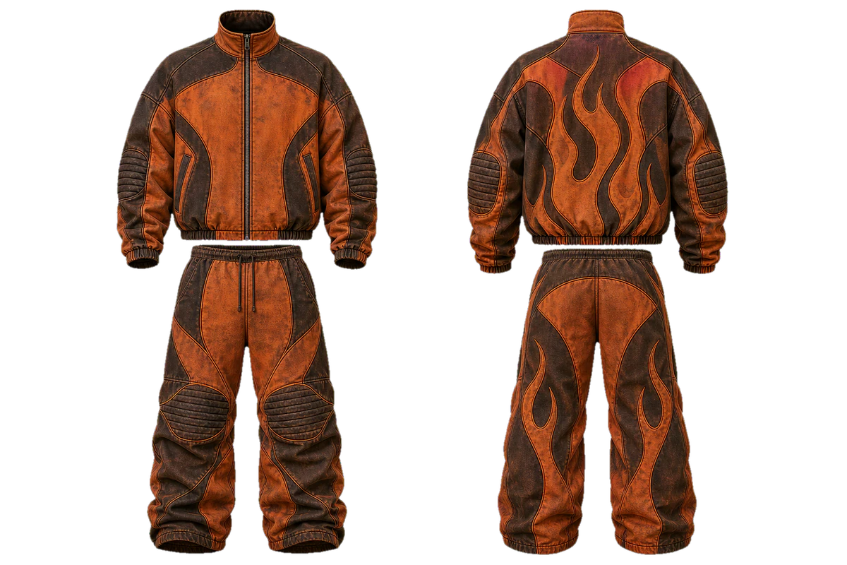 Ember Terrain tracksuit design