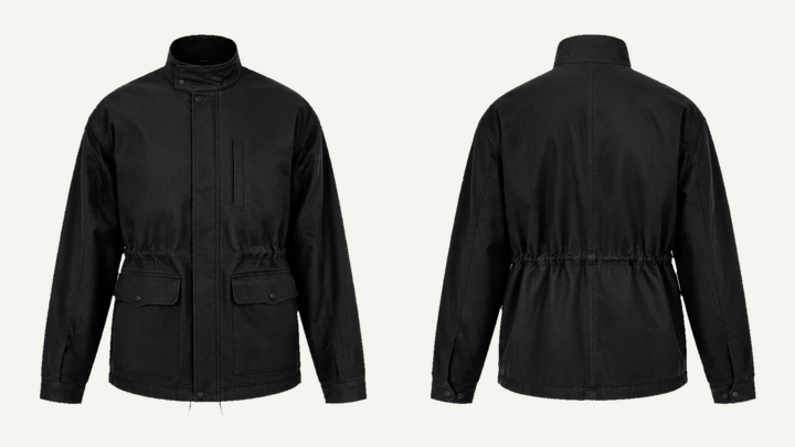 Field Jacket — True Black Waxed Matte Finish design