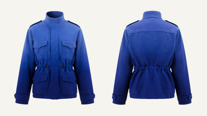 Field Jacket — Cobalt HSL Master Tonal Dip Dye Ombre design