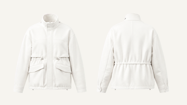 Field Jacket — True White Clean Reactive Solid design