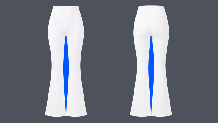 Flared Studio Pant — True White design
