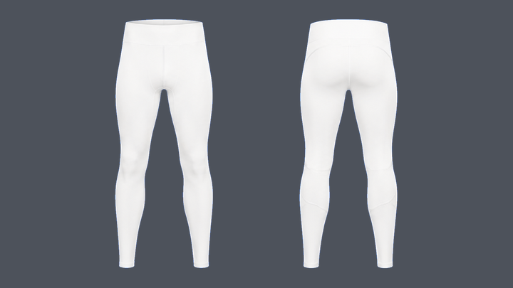 Full-Length Run Tight — True White design