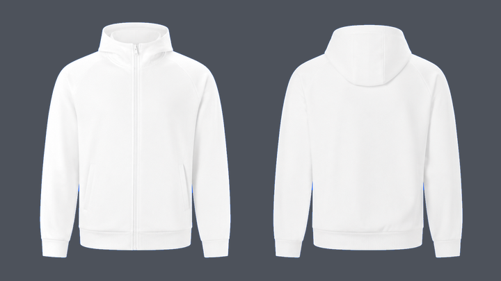 Full-Zip Recovery Hoodie — True White design