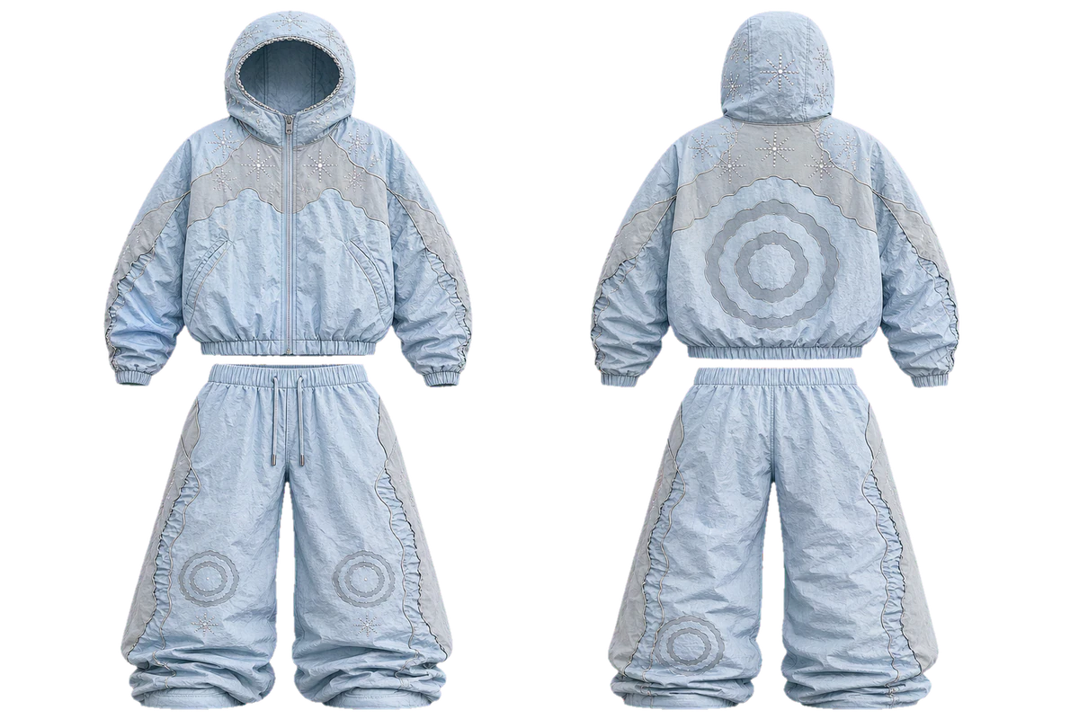 Glacier Halo tracksuit design