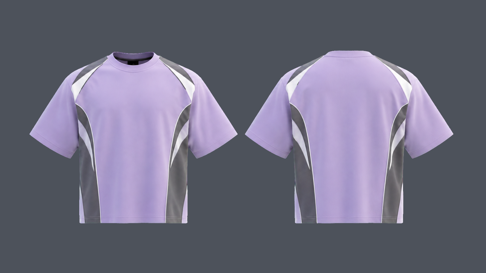 Atlas Square Tee — Lavender design