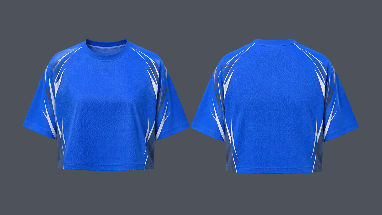 Forge Box Tee — Cobalt design