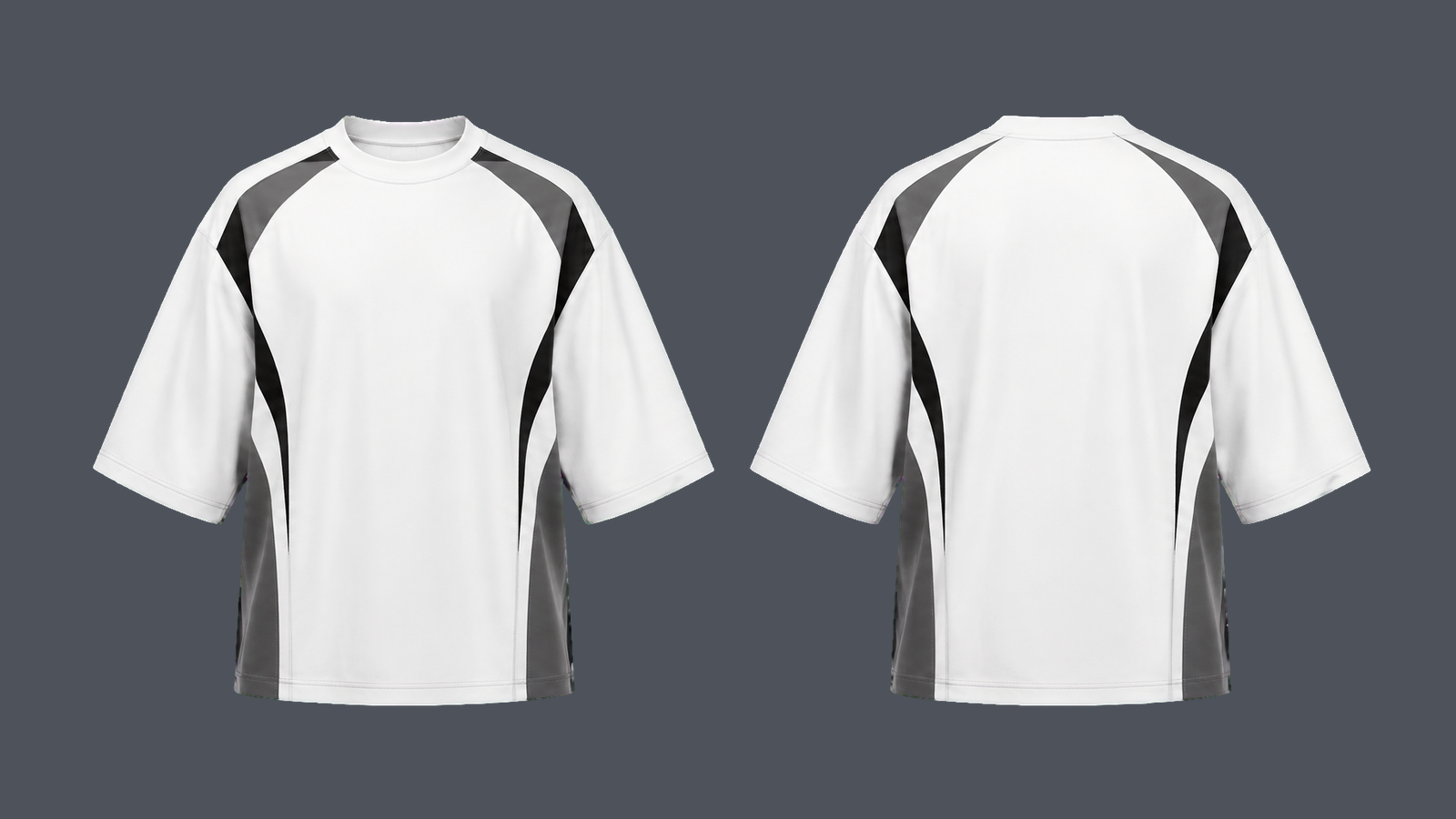 Heavyweight Drop Tee — True white design