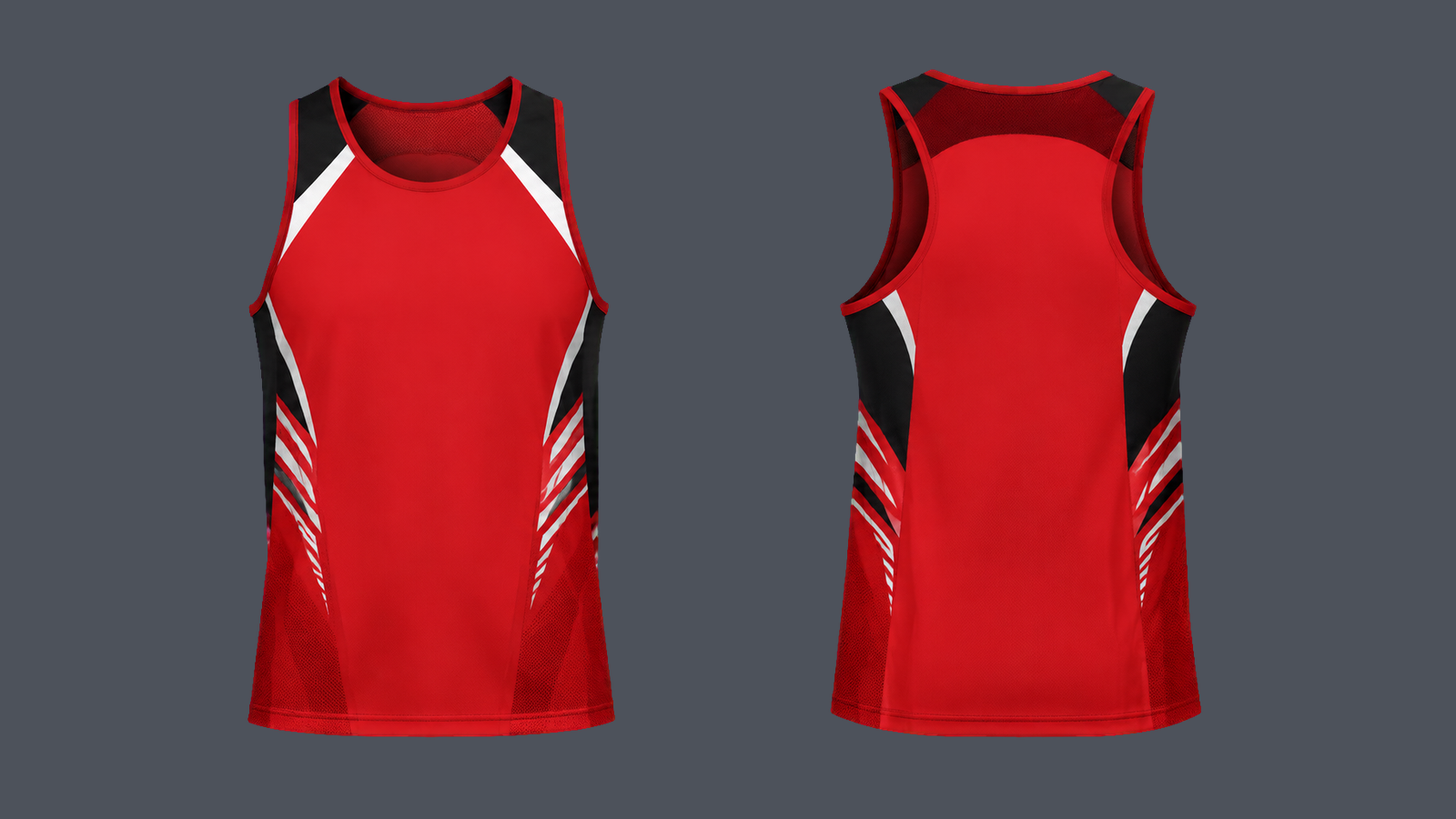 Forge Mesh Tank — Crimson design