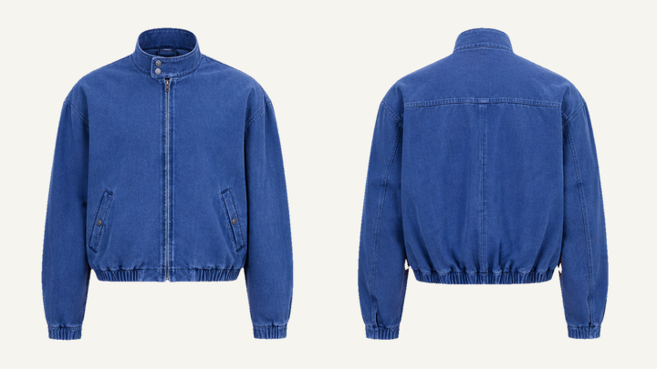 Harrington Jacket — Cobalt HSL Master Pigment Dyed design