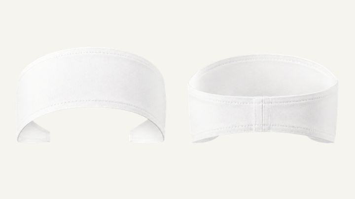 Headband — True White Enzyme Soft Wash design