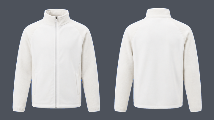 Hybrid Fleece Jacket — True White design