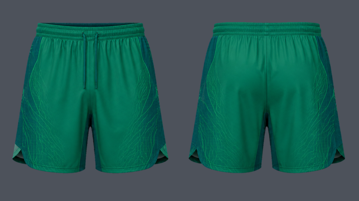 Contour Grid Lacrosse Game Shorts design