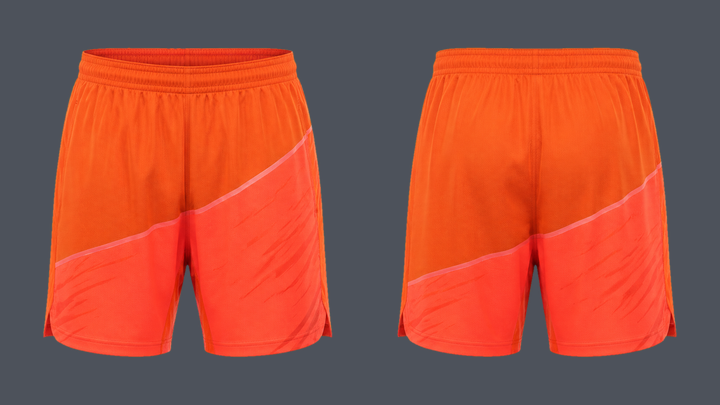 Split Current Lacrosse Game Shorts design
