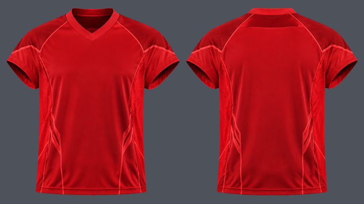 Minimal Vector Men's Field Lacrosse Jersey design