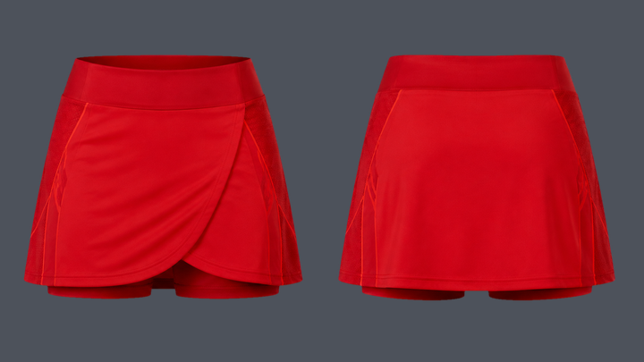 Minimal Vector Women's Lacrosse Kilt Skort design