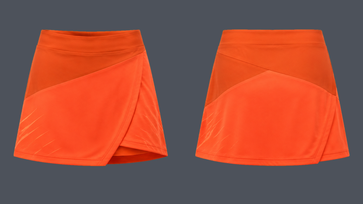 Split Current Women's Lacrosse Kilt Skort design
