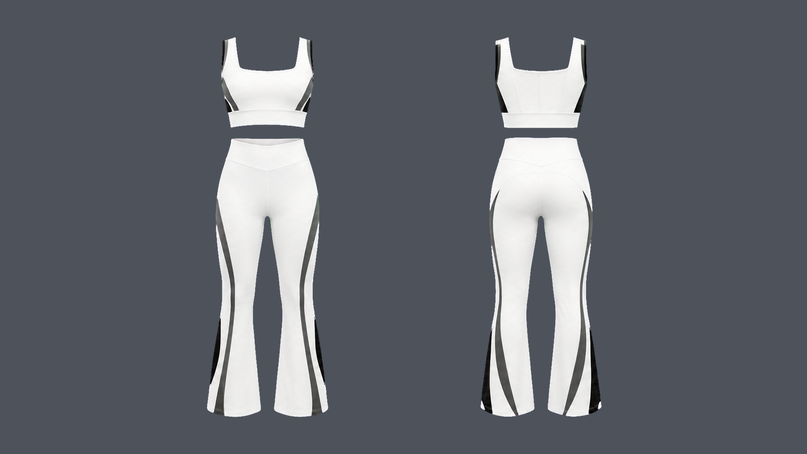 Contour Flare Set — True white design