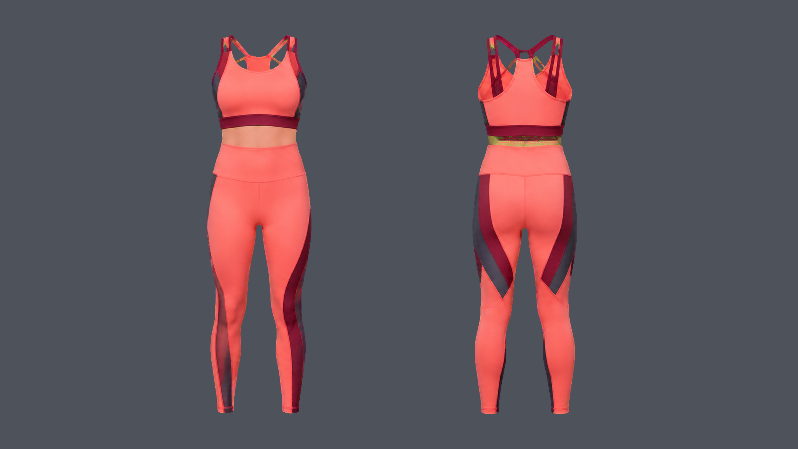 Flex 7/8 Set — Coral design