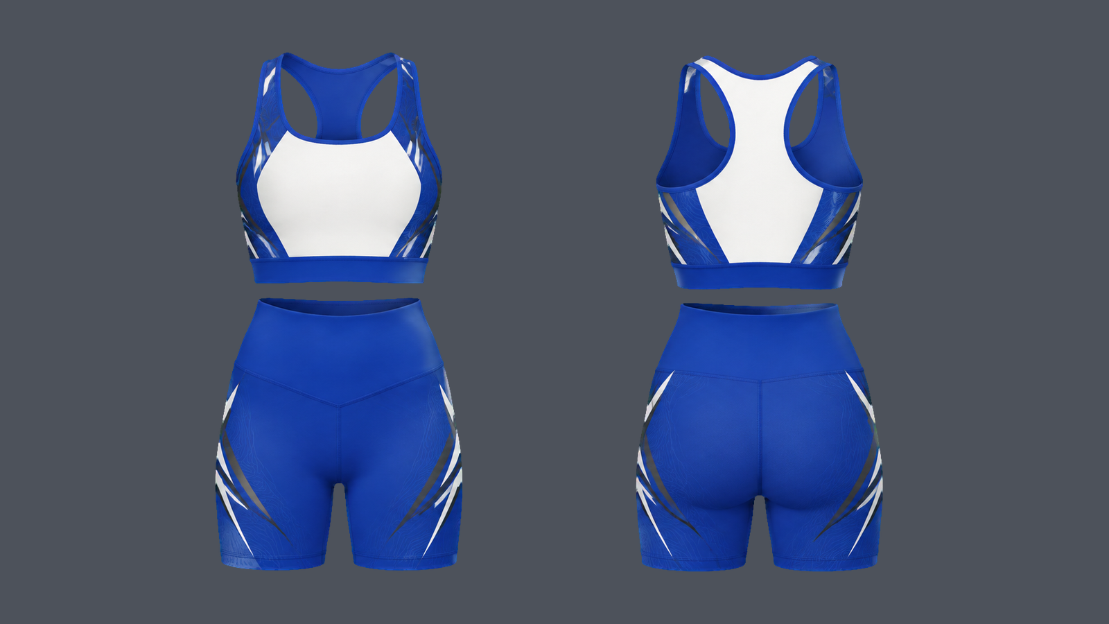 Motion Biker Set — Cobalt design