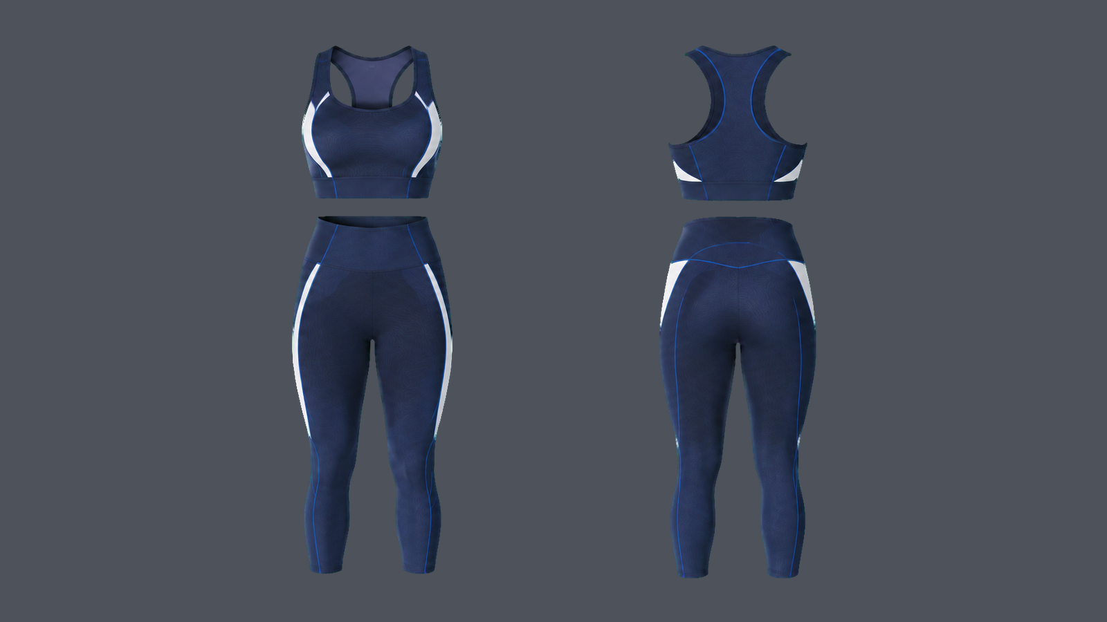 Sculpt 7/8 Set — Midnight navy design