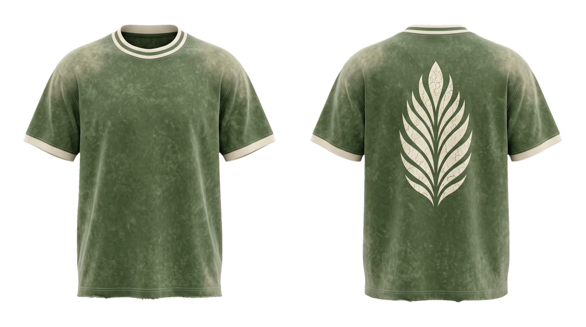 Moss Plume Baseball T-shirt design