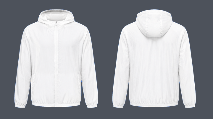 Packable Windbreaker — True White design