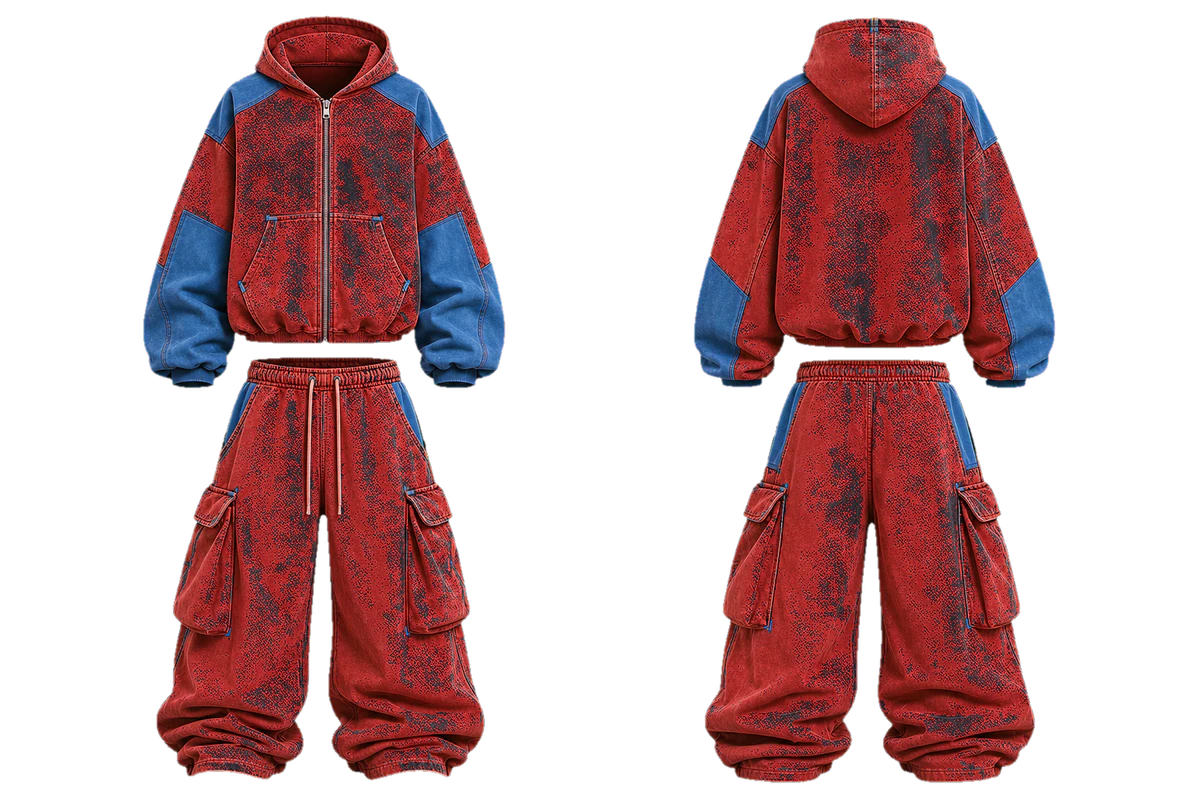 Paprika Azure Relay baggy tracksuit design