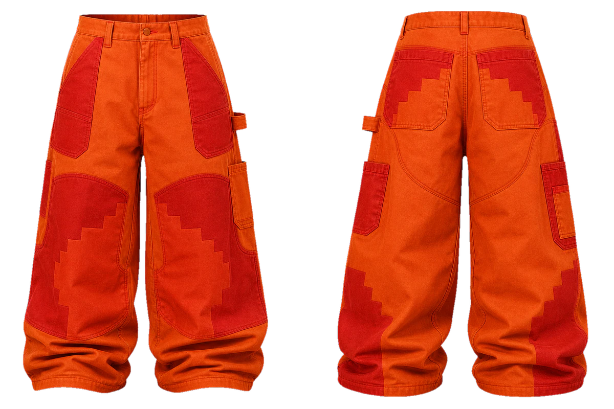 Paprika Double-Knee work trousers design