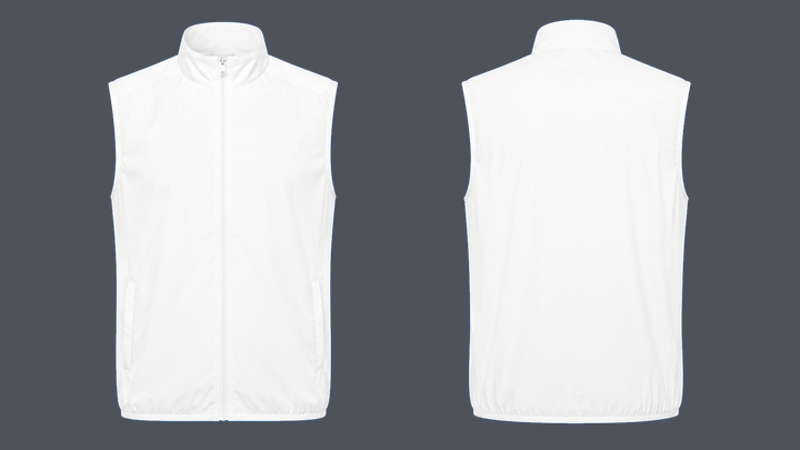 Performance Gilet — True White design