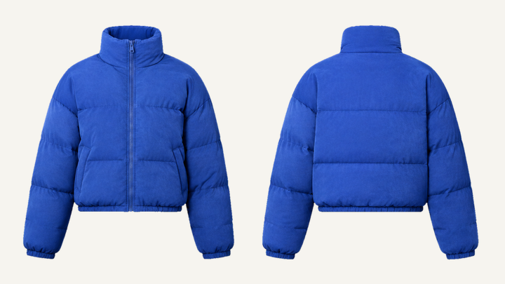 Puffer Jacket — Cobalt HSL Master Matte Panel Wash design