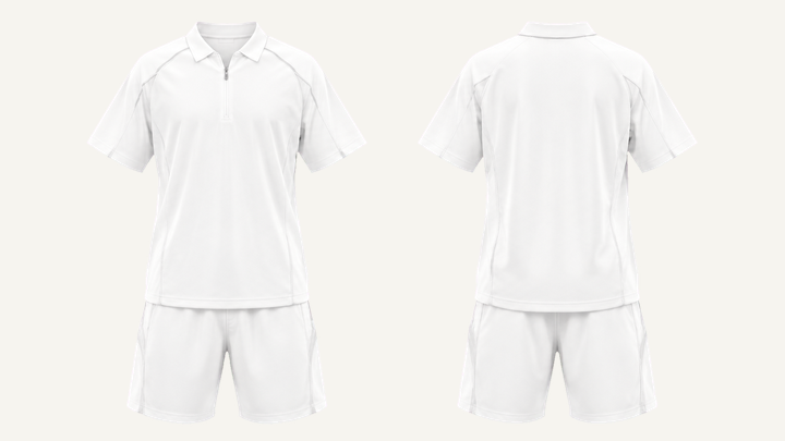 Racing Pit Shirt — True White Clean Reactive Solid design