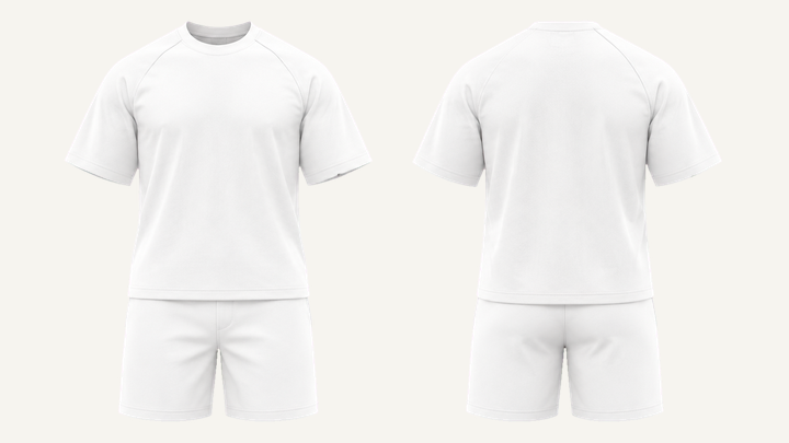 Raglan-sleeve T-Shirt — True White Enzyme Soft Wash design