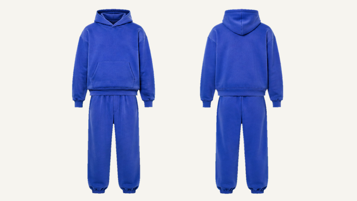 Regular Pullover Hoodie — Cobalt HSL Master Pigment Dyed design