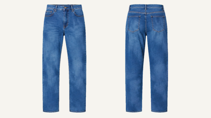 Regular Straight Jeans — Cobalt HSL Master Tonal Cloud Wash design