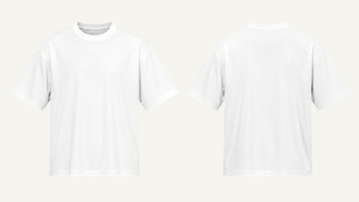 Relaxed Midweight T-Shirt — True White Enzyme Soft Wash design