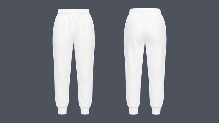 Relaxed Recovery Jogger — True White design