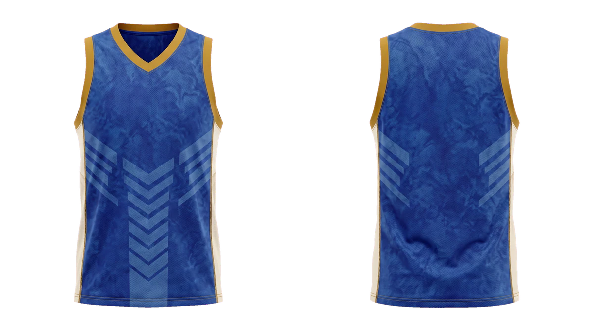 Royal Mustard Vector Basketball Jersey design