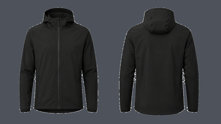Running Rain Shell — True Black design