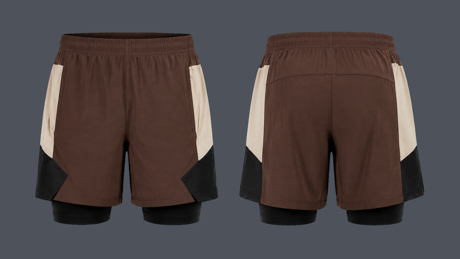 Ridge Liner 7 — Chocolate brown design