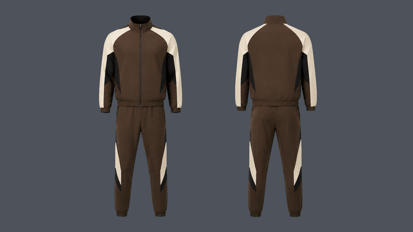 Dash Race Set — Chocolate brown design
