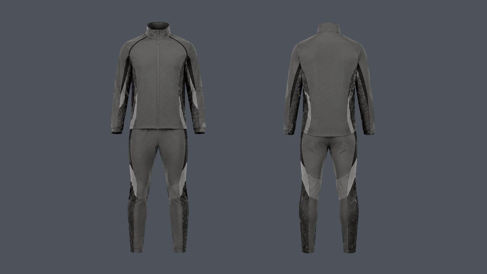 Marathon Warm-Up Set — Graphite design