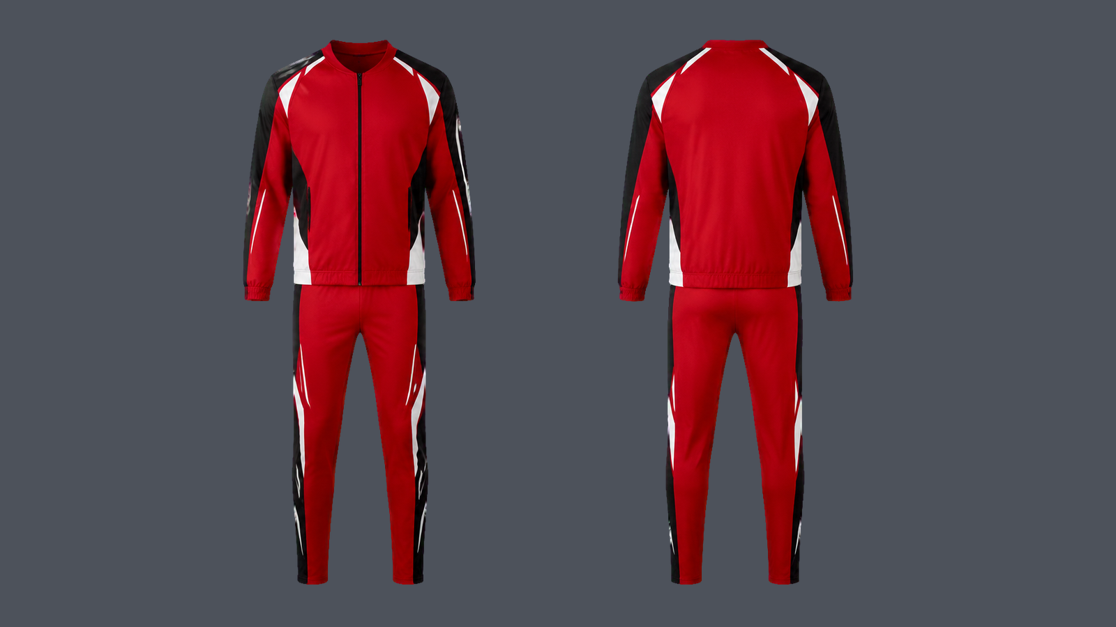 Relay Warm-Up Set — Crimson design