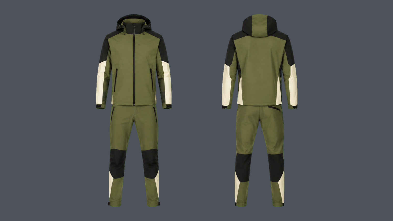 Trail Weather Set — Olive design