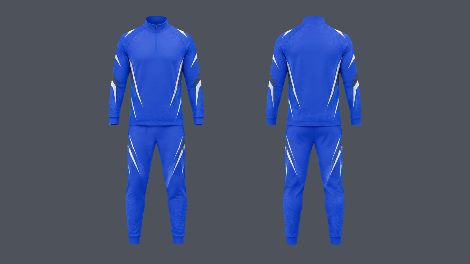 Velocity Zip Set — Cobalt design